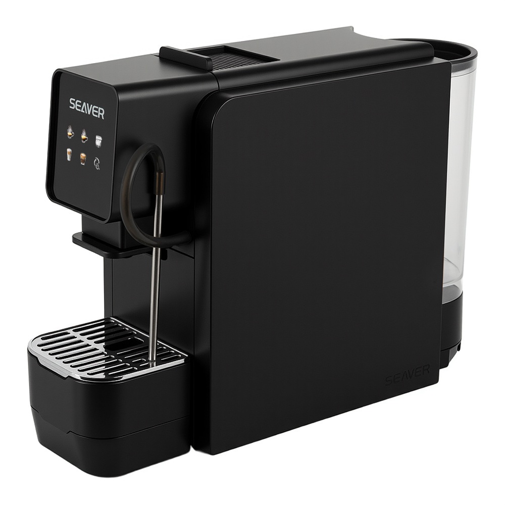Macchina da caffè a capsule con sistema latte