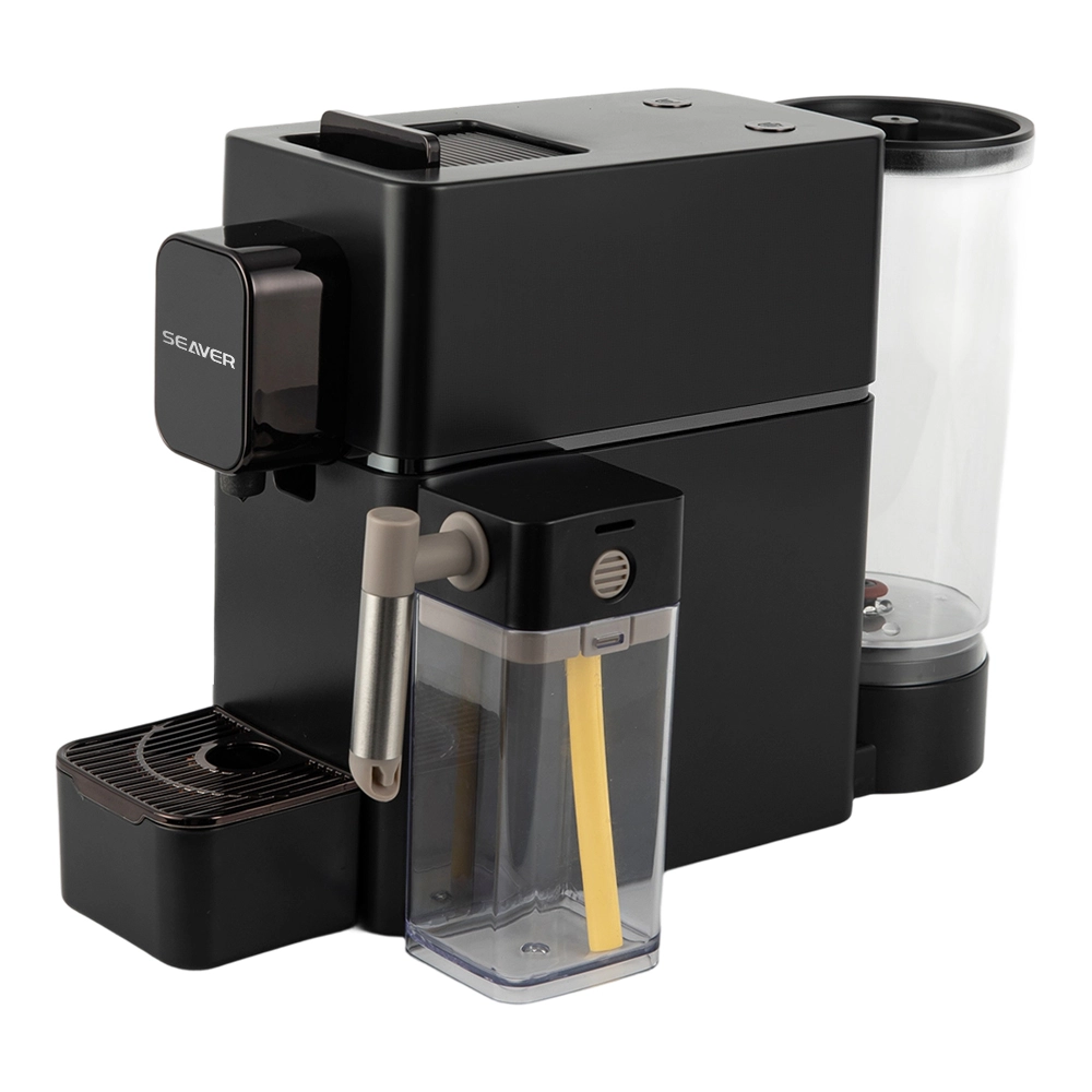 Caffettiera a capsule con funzione latte